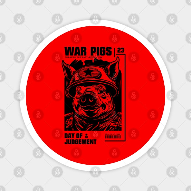 WAR PIGS Magnet by artslaves